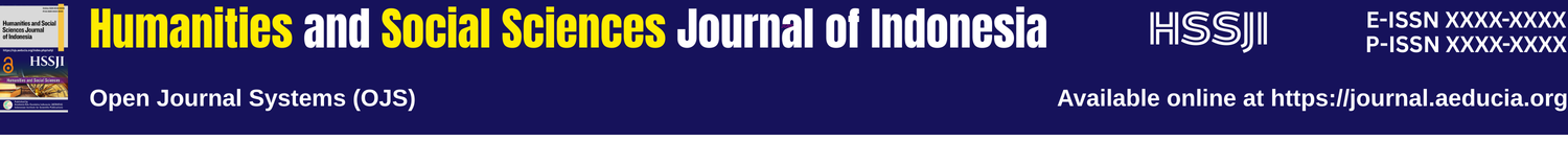 Humanities and Social Sciences Journal of Indonesia